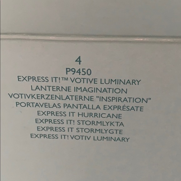 PartyLite Express It! Votive Luminary - Picture 2 of 3